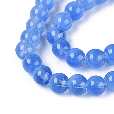 Acrylic Imitation Cat Eye Beads Strands OACR-Q197-01A-04-1
