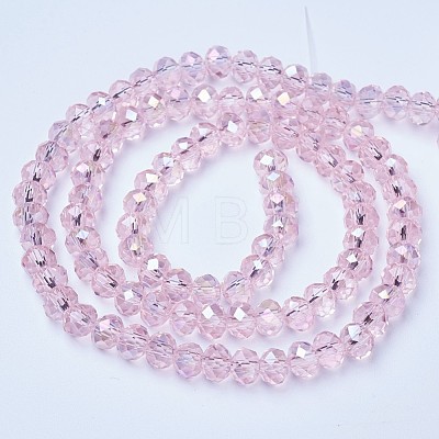 Electroplate Glass Beads Strands EGLA-A034-T10mm-B12-1
