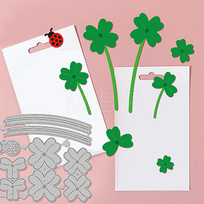 Saint Patrick's Day Carbon Steel Cutting Dies Stencils DIY-WH0309-1610-1