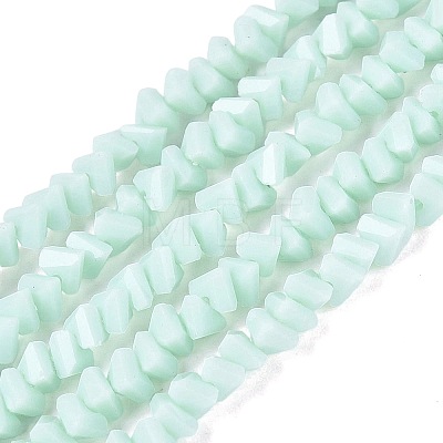 Opaque Glass Beads Strands GLAA-N019-3mm-14-1