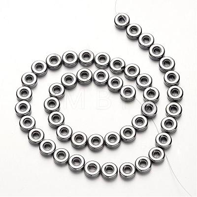 Electroplate Non-magnetic Synthetic Hematite Beads Strands G-F300-03B-01-1