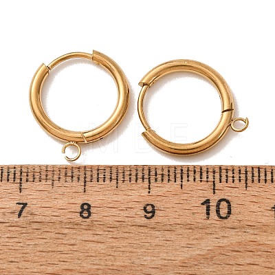 201 Stainless Steel Hoop Earring Findings SA-CBA9743-02G-A-1