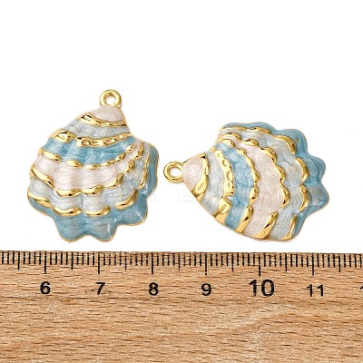 304 Stainless Steel Enamel Pendants STAS-L299-25G-05-1