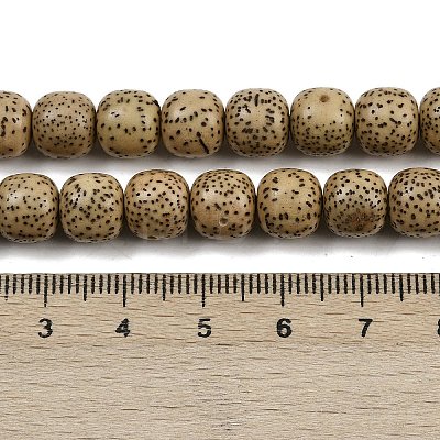 Natural Rudraksha Bodhi Seed Beads Strand WOOD-B010-A03-8x9mm-1