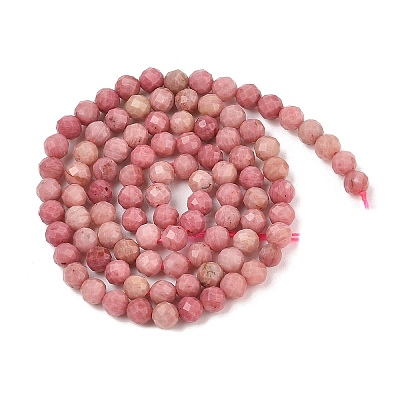 Natural Rhodochrosite Beads Strands G-E411-11A-4mm-1