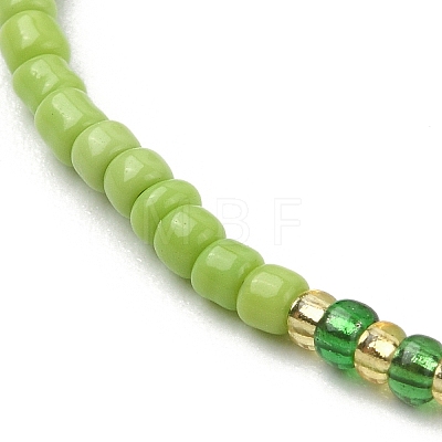 Glass Seed Braided Bead Bracelets BJEW-JB09610-1