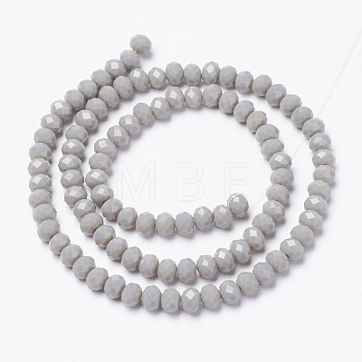 Opaque Solid Color Glass Beads Strands EGLA-A034-P2mm-D10-1