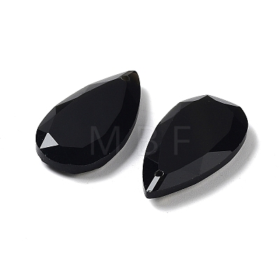 Natural Obsidian Faceted Pendants X-G-D082-01C-1