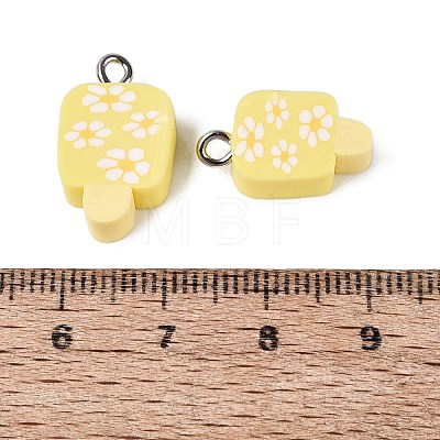 Handmade Polymer Clay Pendants CLAY-Q253-07P-04-1