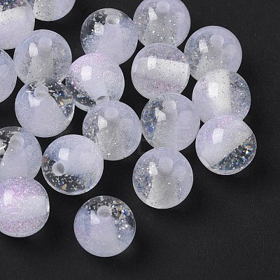Two Tone Resin Beads RESI-Q025-02A-C-1