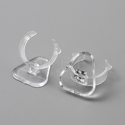 Mini Plastic Single Ring Display Stands RDIS-WH0004-12-1