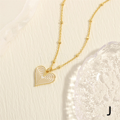 Women's Brass Enamel Necklaces FS-WG2EC7F-04-1