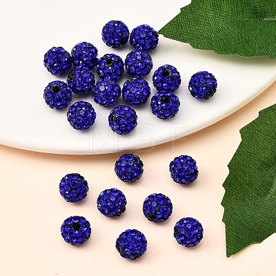 Pave Disco Ball Beads RB-H258-8MM-206-1