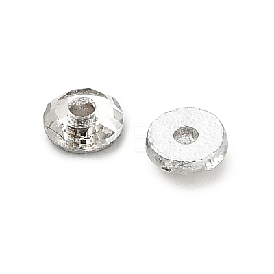 Faceted Transparent Glass Beads GLAA-P075-01A-01-1