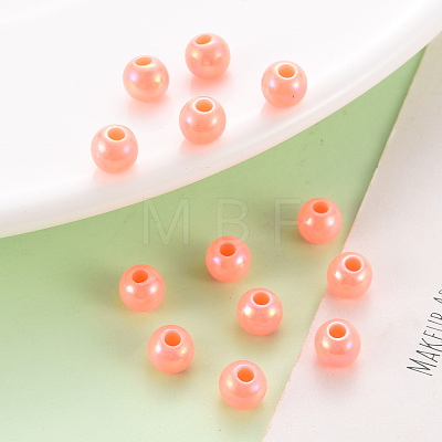 Opaque Acrylic Beads MACR-S370-D6mm-SS2109-1