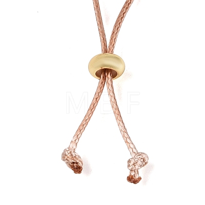 Natural Myanmar Jade Cat Pendant Adjustable Cord Necklaces NJEW-N064-01-1