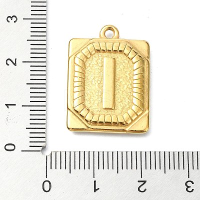 Ion Plating(IP) 304 Stainless Steel Pendants STAS-U033-01G-I-1