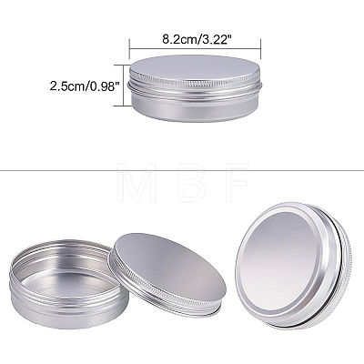 Round Aluminium Tin Cans CON-BC0004-26P-100ml-1