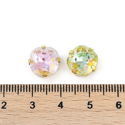 Brass Glass Rhinestone Sew on Rhinestones RGLA-U001-04G-03-1