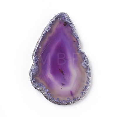 Natural Agate Pendants LS-G-F646-02C-1