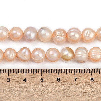 Natural Cultured Freshwater Pearl Beads Strands PEAR-I007-07Z-01B-1