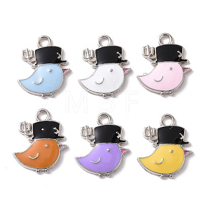 Alloy Enamel Pendants ENAM-B054-11P-1