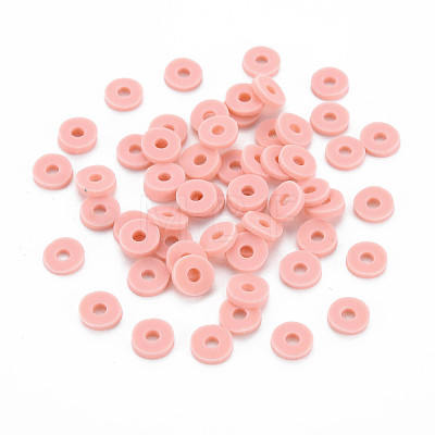 Eco-Friendly Handmade Polymer Clay Beads CLAY-R067-6.0mm-B18-1