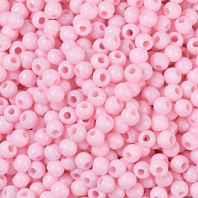 Opaque Acrylic Beads SACR-A007-01A-01-1