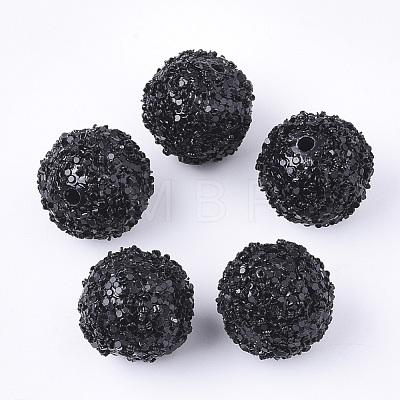Acrylic Beads SACR-T345-01B-01-1