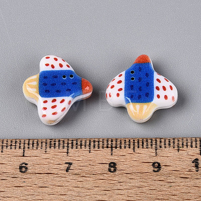 Printed Opaque Resin Beads RESI-N043-24A-1