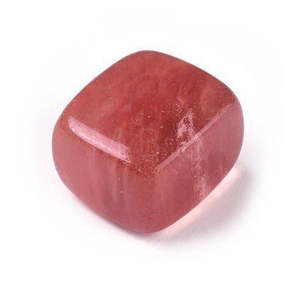 Cherry Quartz Glass Beads G-E546-03-1