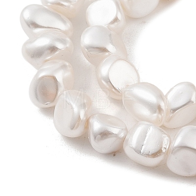 Electroplated Shell Pearl Beads Strands BSHE-C006-02A-1