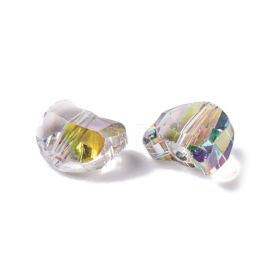 100Pcs Electroplate Glass Beads EGLA-P060-01A-HR02-1