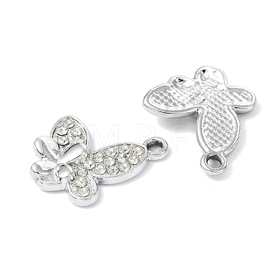 Animal Theme UV Plating Alloy Crystal Rhinestone Pendants ALRI-T012-07J-P-1