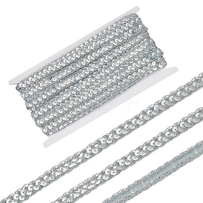 Polyester Braided Lace Trim OCOR-WH0007-142A-1