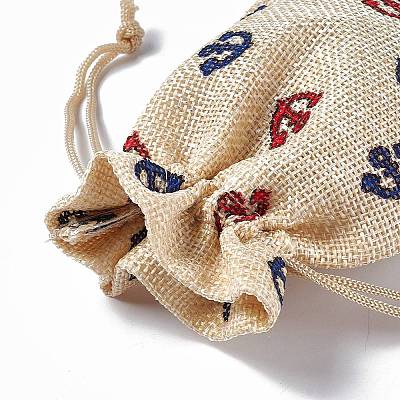 Burlap Packing Pouches Drawstring Bags ABAG-L016-A10-1