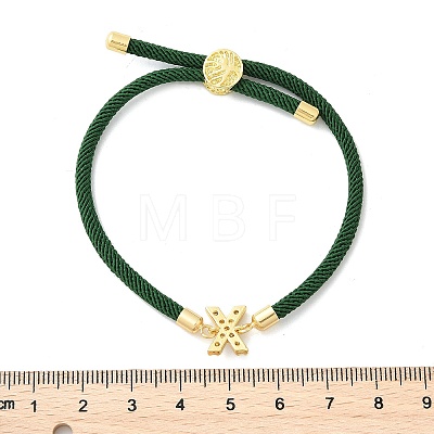 Adjustable Nylon Cord Bracelets BJEW-C096-01G-24-1