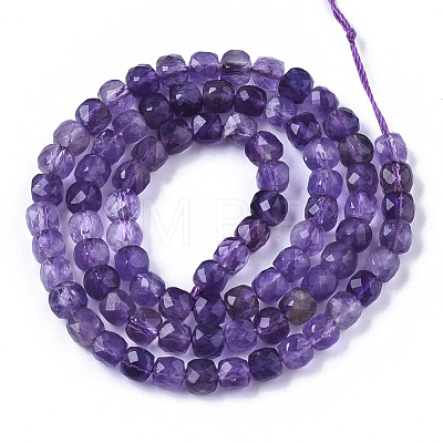Natural Amethyst Beads Strands G-R460-028B-1