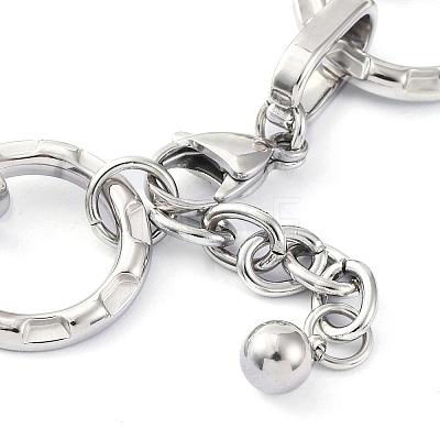 304 Stainless Steel Bracelet for Women BJEW-U009-03P-1