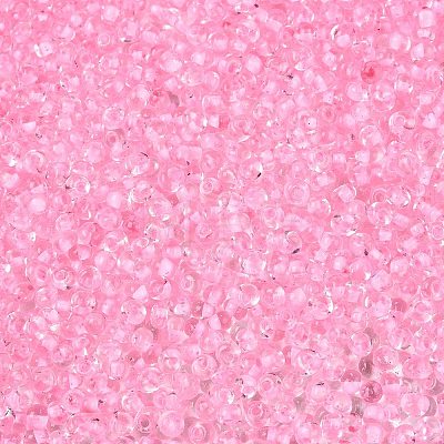 8/0 Inside Colours Transparent Glass Seed Beads X1-SEED-T007-06G-1
