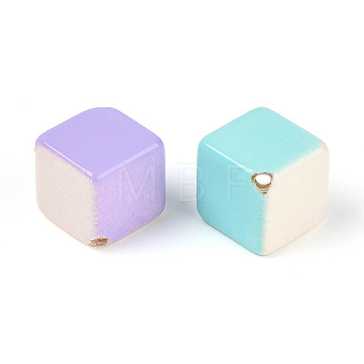 Opaque Acrylic Beads SACR-T020-01M-1