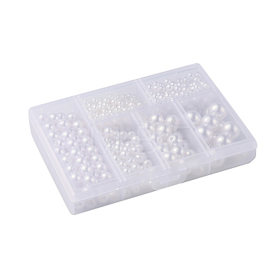 Imitation Pearl Acrylic Beads SACR-FS0001-11-1