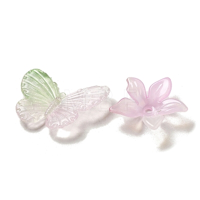 Imitation Jelly Acrylic Beads OACR-H039-02E-1