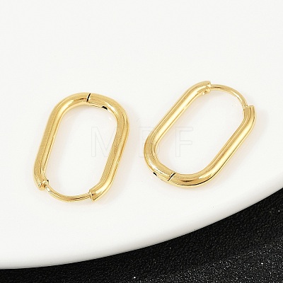 304 Stainless Steel Oval Hoop Earrings X-EJEW-K268-36G-1