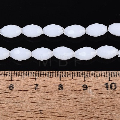 Imitation Jade Glass Beads Strands GLAA-N071-01A-B01-1
