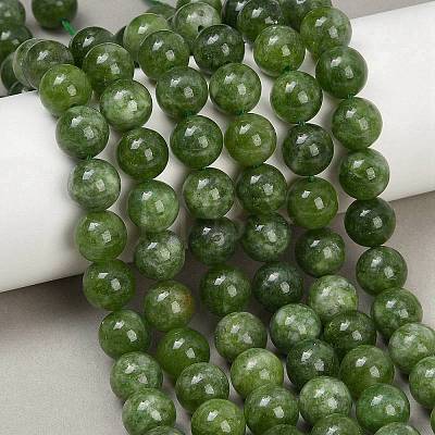 Dyed Natural Malaysia Jade Beads Strands X-G-G021-02C-13-1