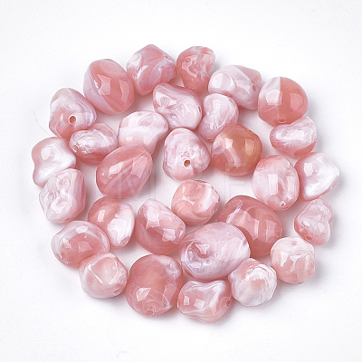 Acrylic Beads OACR-S029-019I-1