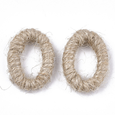 Handmade Woven Linking Rings WOVE-T006-131-1