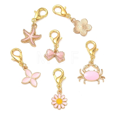 64Pcs 32 Styles Alloy Enamel Shoe Charms HJEW-PH02482-1