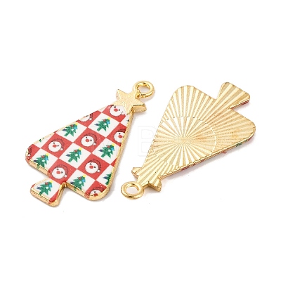 Christmas Theme Rack Plating Alloy Pendants FIND-M020-02D-G-1